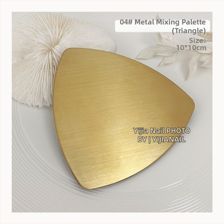 Manikúrny nástroj: paleta na miešanie gélu s kovovou miešacou tyčou, Lorossi, model Palette