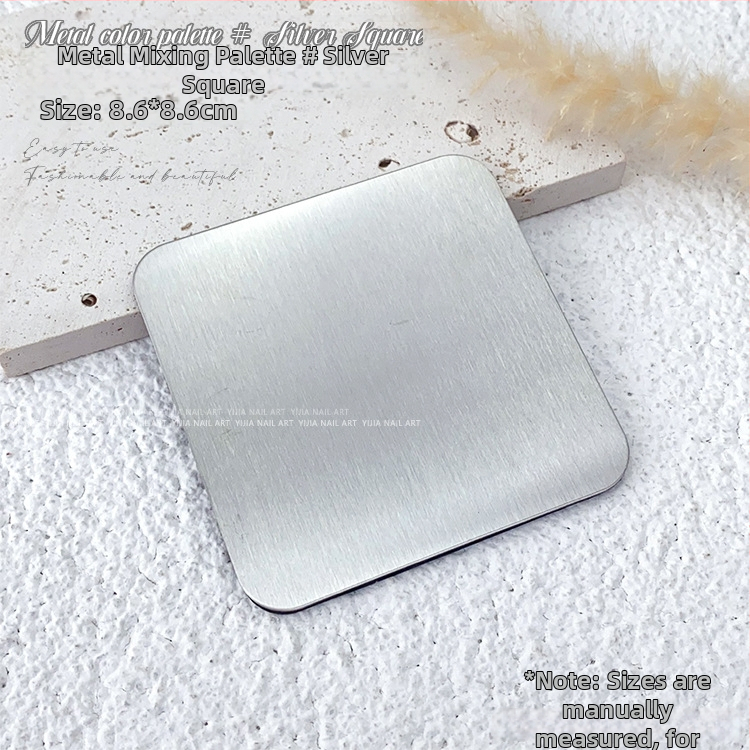 Manikúrny nástroj: paleta na miešanie gélu s kovovou miešacou tyčou, Lorossi, model Palette