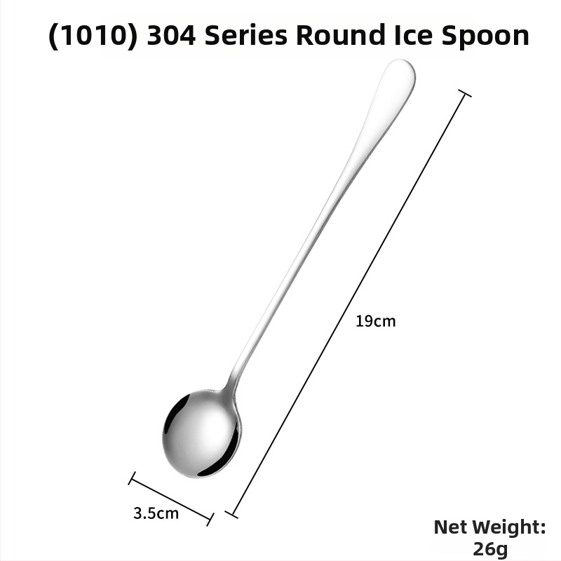 Sada príborov z 304 nerezovej ocele: lyžička, vidlička, nôž s lesklým leštením — Model 0411
