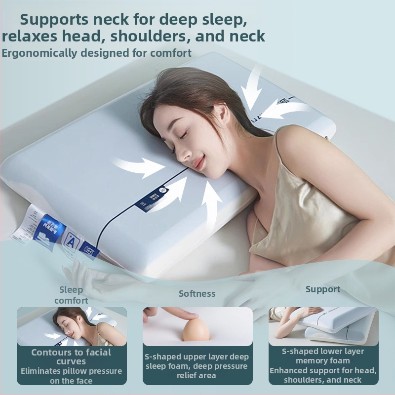 Mäluvahtpadja – hotellistiilis, ristkülikukujuline, Ice Silk kangas, keskmine tugi, 3D lõikamine