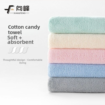 Windy кърпа за лице от корална велур, плътна и абсорбираща, 150D прежда, плоско тъкане, тегло 80–100 g