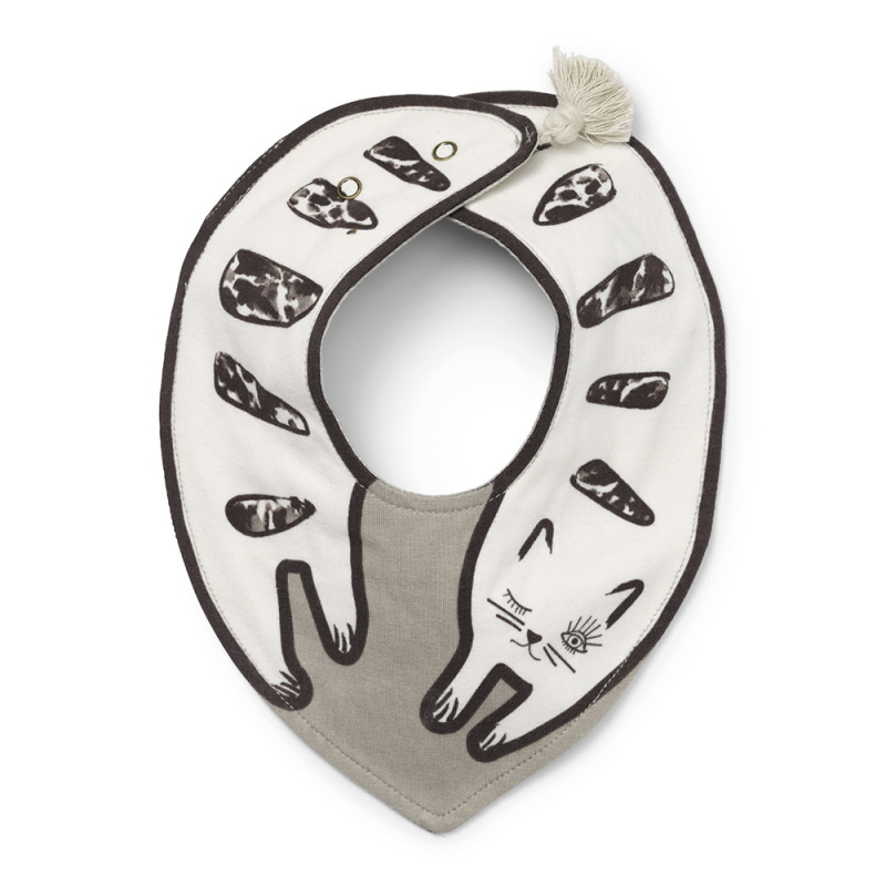 MUGOO Bavlnený nepremokavý bryndák pre bábätká a batoľatá (0–3 roky)