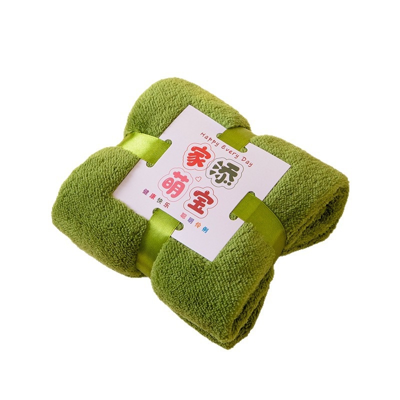 Бебешка кърпа с коралов велур, 150D, плоско тъкане, 50–80 г, персонализирана обработка