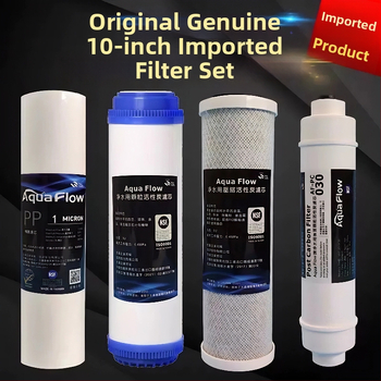 Filtračný cartridge na vodu, 5-stupňový domáci filter, PP bavlna a sinterované aktívne uhlie, NSF certifikát, potravinárska kvalita materiálu