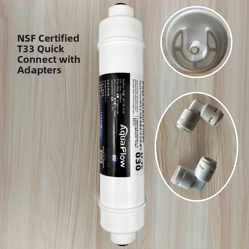 Filtračný cartridge na vodu, 5-stupňový domáci filter, PP bavlna a sinterované aktívne uhlie, NSF certifikát, potravinárska kvalita materiálu