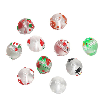 Sklenené vianočné perly – glazované, originálny dizajn, značka Sound of Waves