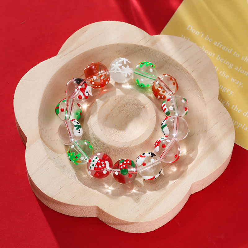 Sklenené vianočné perly – glazované, originálny dizajn, značka Sound of Waves