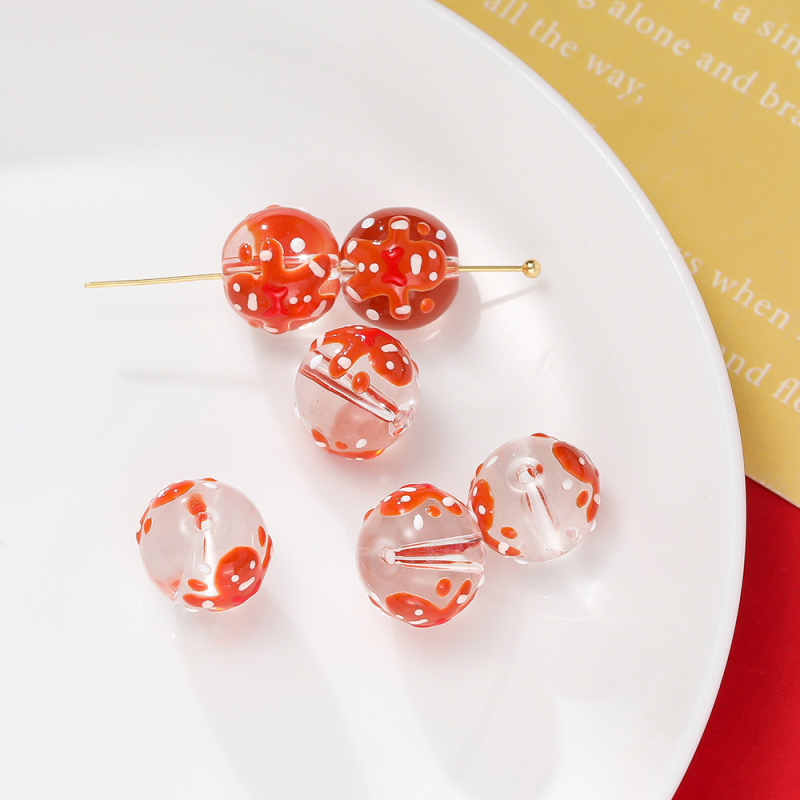 Sklenené vianočné perly – glazované, originálny dizajn, značka Sound of Waves