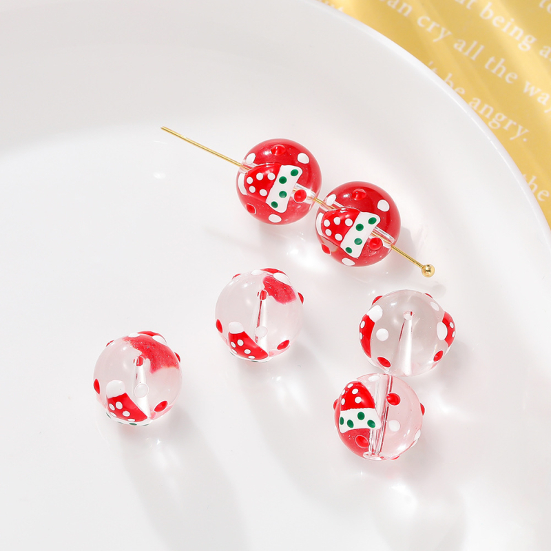 Sklenené vianočné perly – glazované, originálny dizajn, značka Sound of Waves