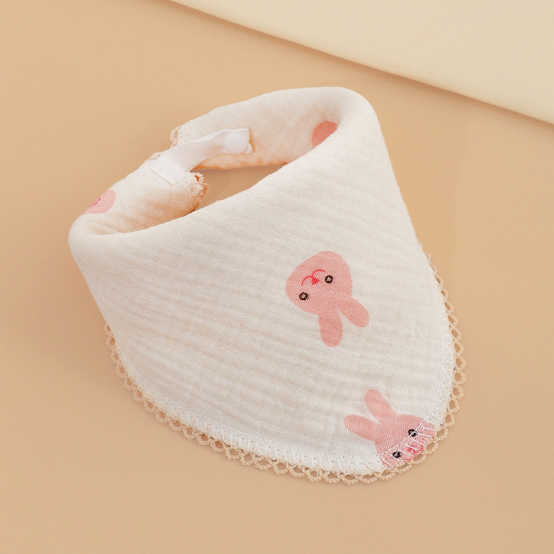 Bavlnená utierka na sliny pre deti s motívmi zvierat a kreslených postáv, proti špine, bezpečnosť trieda A