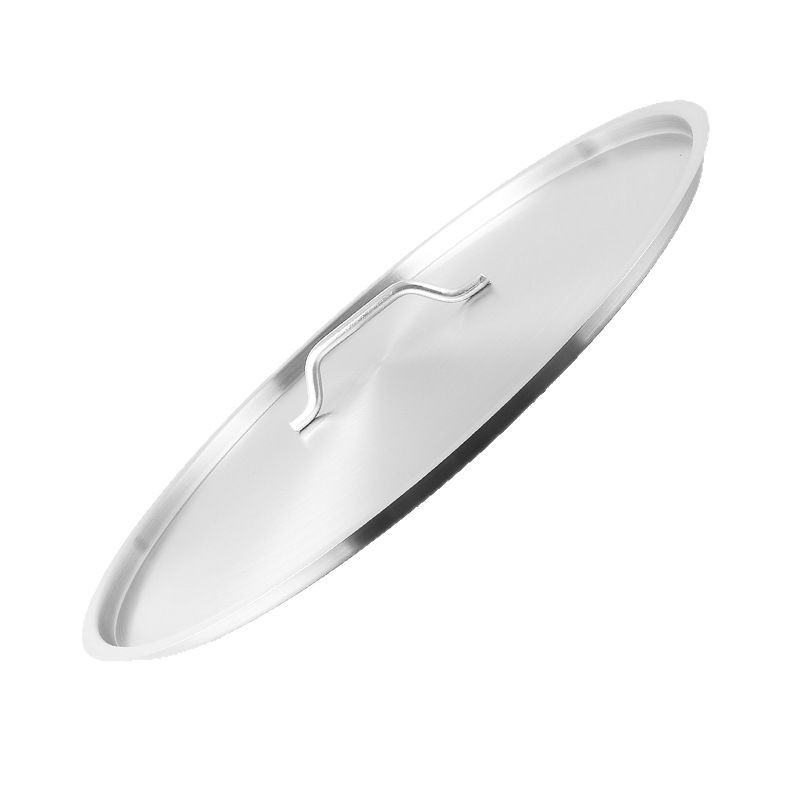 Nerezová univerzálna pokrievka na hrnce a nádoby, guľatý zosilnený dizajn, potravinárska kvalita