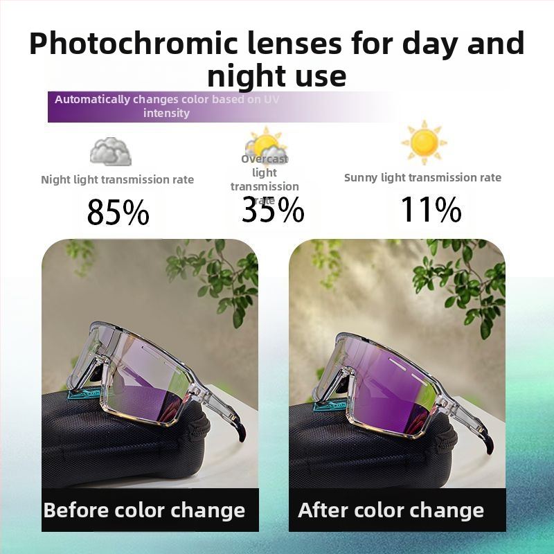 Polarizované cyklistické okuliare s vymeniteľnými šošovkami, pripravené na korekciu, nastaviteľné nosové vankúšiky, kompatibilné s čelenkou