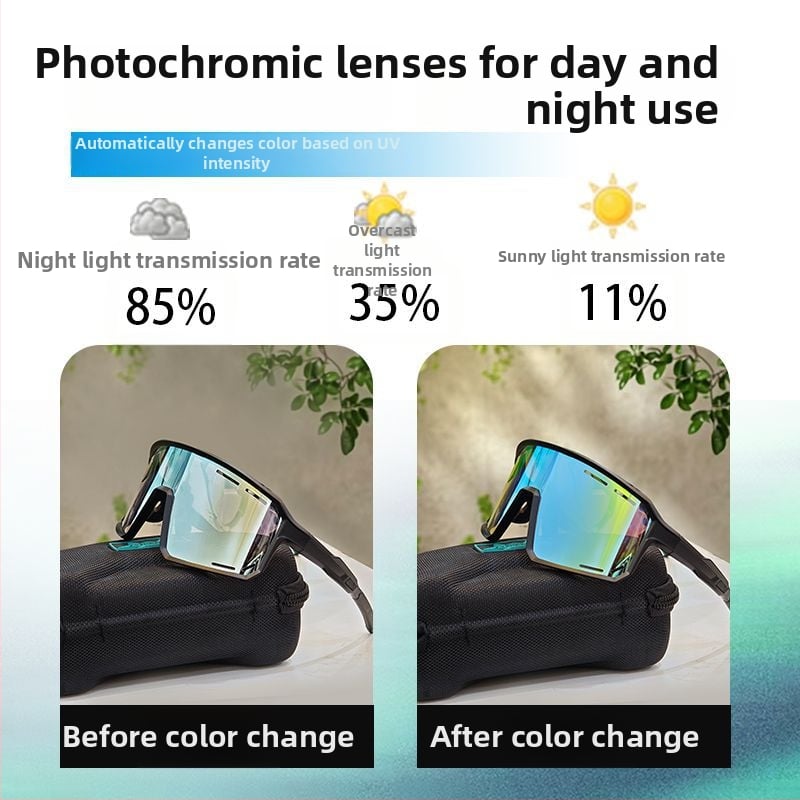 Polarizované cyklistické okuliare s vymeniteľnými šošovkami, pripravené na korekciu, nastaviteľné nosové vankúšiky, kompatibilné s čelenkou