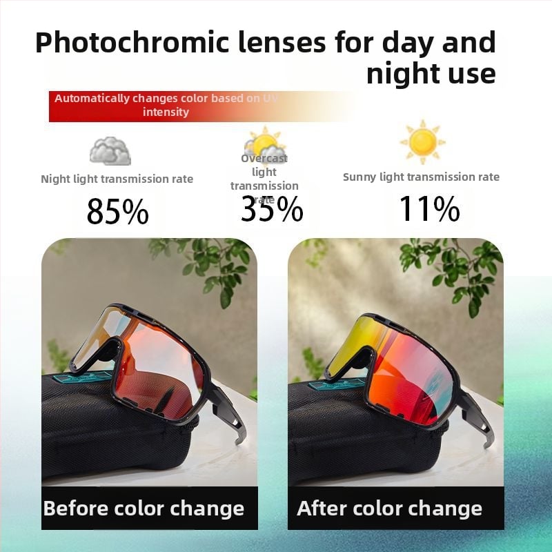 Polarizované cyklistické okuliare s vymeniteľnými šošovkami, pripravené na korekciu, nastaviteľné nosové vankúšiky, kompatibilné s čelenkou