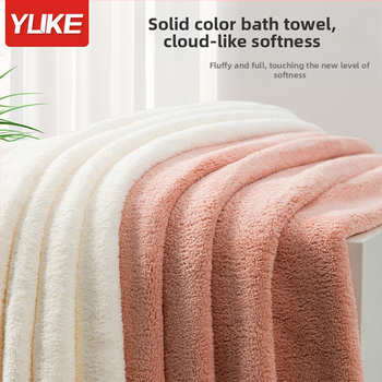 Βρεφική πετσέτα μπάνιου Yuke, 80% πολυεστερικό νήμα + 20% νάιλον, 400–500 g, απλή ύφανση