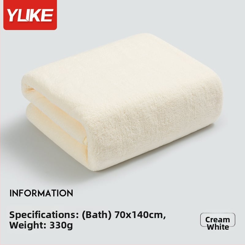 Βρεφική πετσέτα μπάνιου Yuke, 80% πολυεστερικό νήμα + 20% νάιλον, 400–500 g, απλή ύφανση