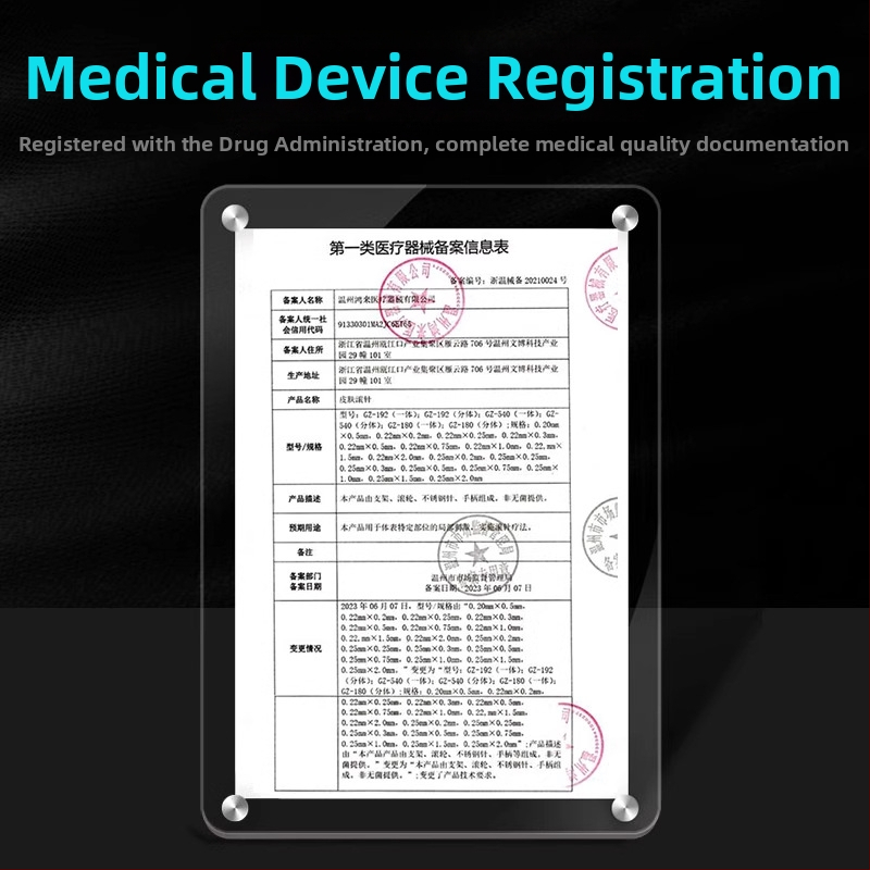 Dermaroleris su 540 adatomis, vienkartinis, medicininės kokybės, Morning Industry