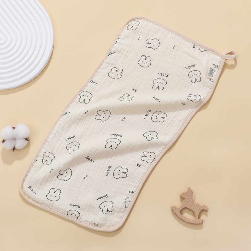 Štvorsvrstvová gáza s karikatúrnym vzorom, bavlna, absorpčná, pre batoľatá 1–3 roky