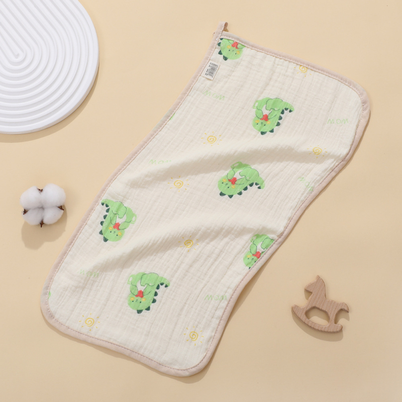 Štvorsvrstvová gáza s karikatúrnym vzorom, bavlna, absorpčná, pre batoľatá 1–3 roky