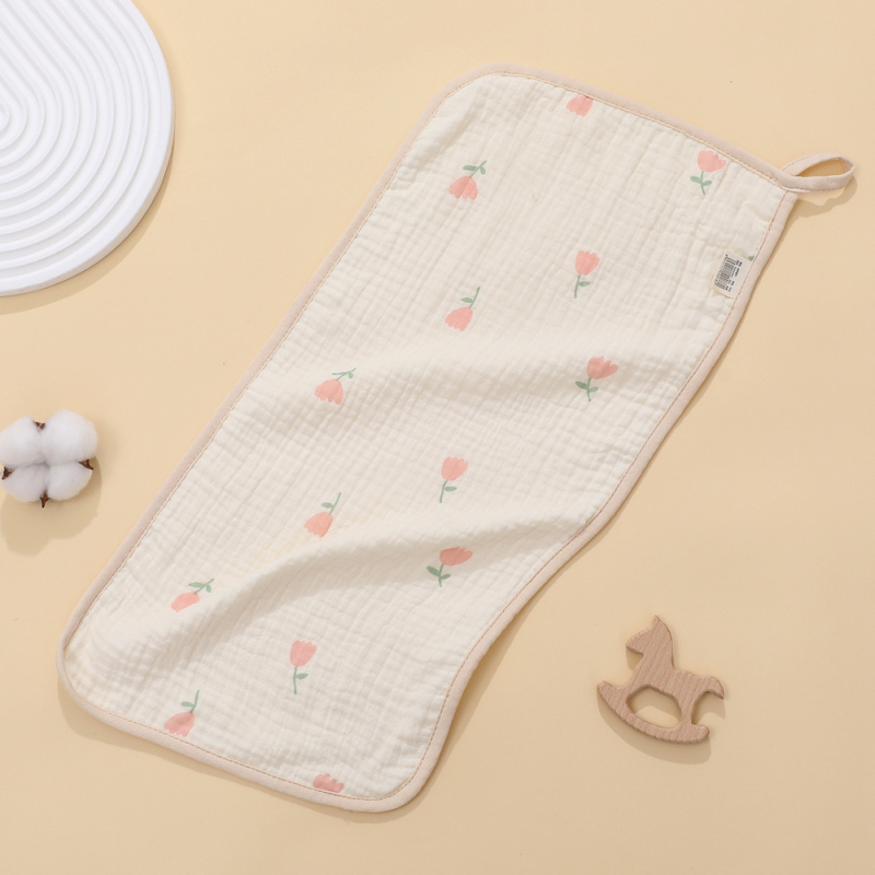 Štvorsvrstvová gáza s karikatúrnym vzorom, bavlna, absorpčná, pre batoľatá 1–3 roky