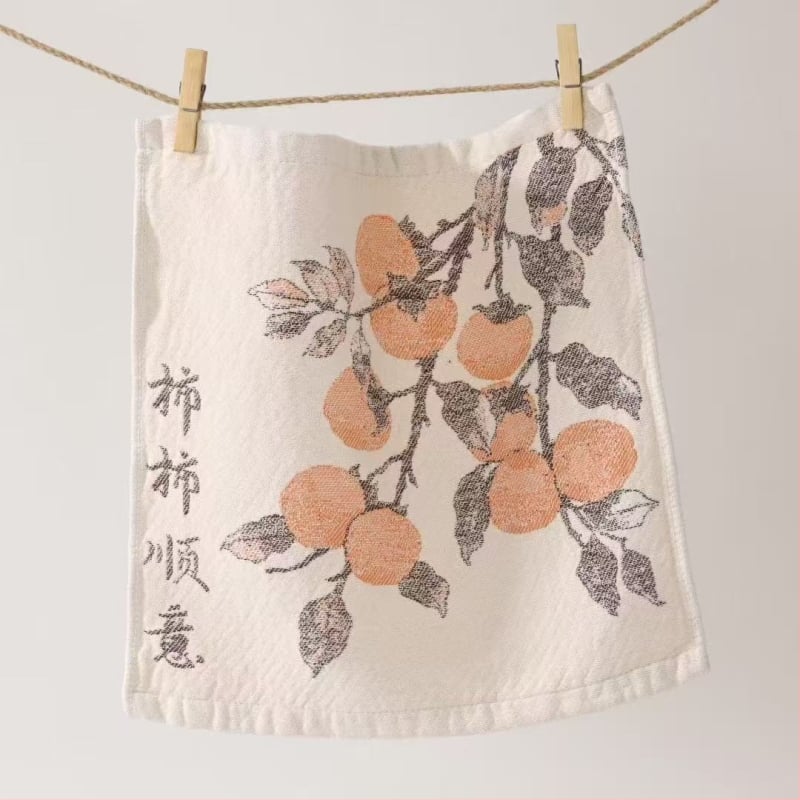 Бебешка квадратна кърпа за лице, памучна газова тъкан, мека и абсорбираща, с висящо въже за закачане, жакардова изработка, водопоглъщане 11–15 s