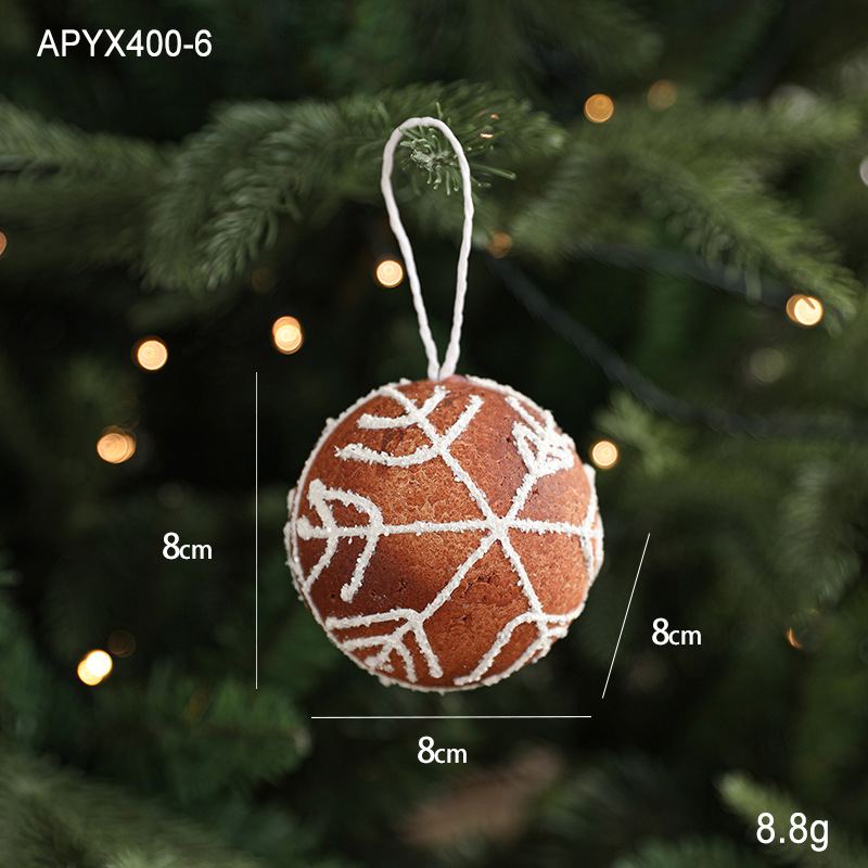 Habból készült karácsonyi függő dekoráció – formák: hópehely, ötágú csillag és karácsonyfa; modern minimalist stílus; márka Hong Kong Heng