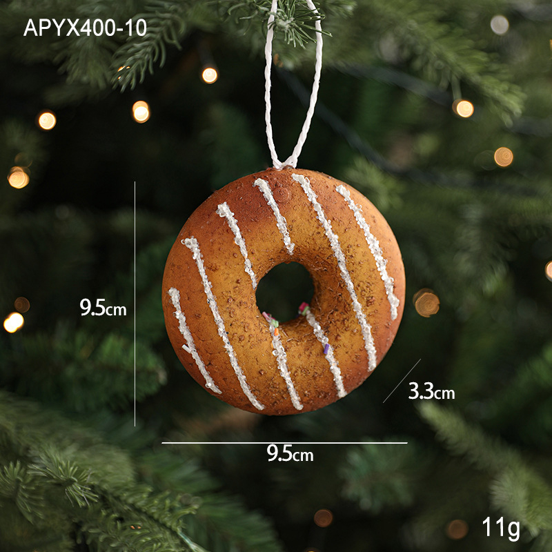 Habból készült karácsonyi függő dekoráció – formák: hópehely, ötágú csillag és karácsonyfa; modern minimalist stílus; márka Hong Kong Heng