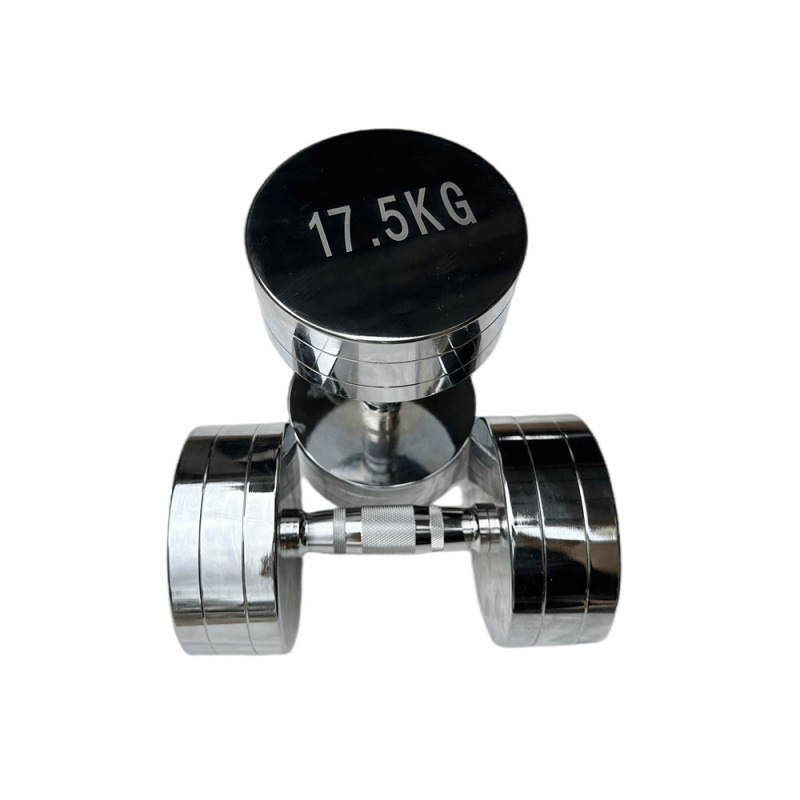 Sada činky z nerezovej ocele na domáce použitie, rozsah 1–10 kg, na silové cvičenie