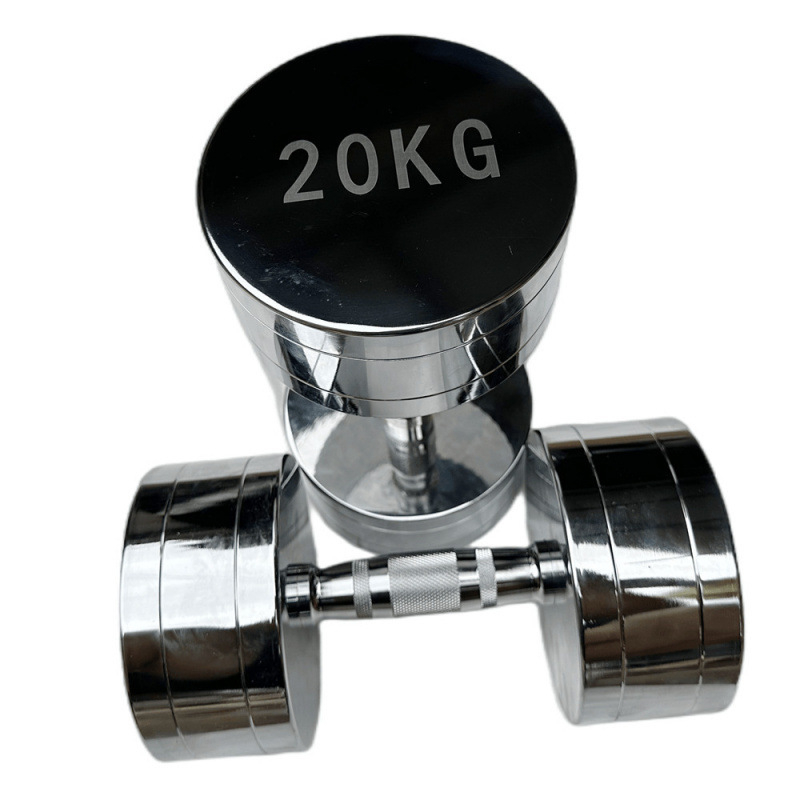 Sada činky z nerezovej ocele na domáce použitie, rozsah 1–10 kg, na silové cvičenie