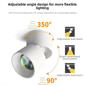 Sunset LED zabudované svetlo do chodby a obývačky – 220V, hliníkové puzdro, CRI 80–89, steny vypínač, moderný minimalistický štýl, neinteligentné ovládanie