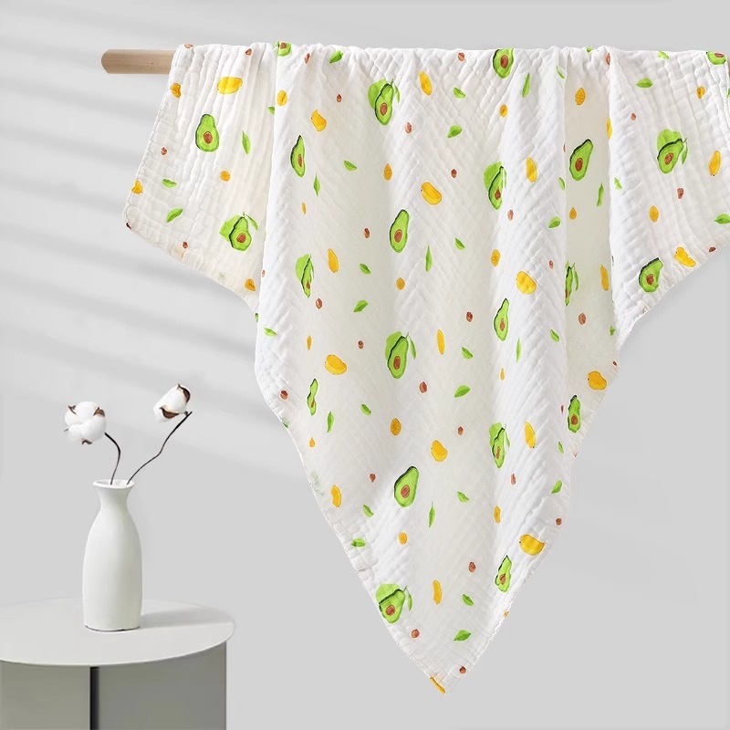 Detská osuška na kúpanie z 100% bavlnenej gázy, mimoriadne jemná a savá; pre novorodencov a deti; priadze: 40s; hmotnosť: 50–80 g; kategória: uterák