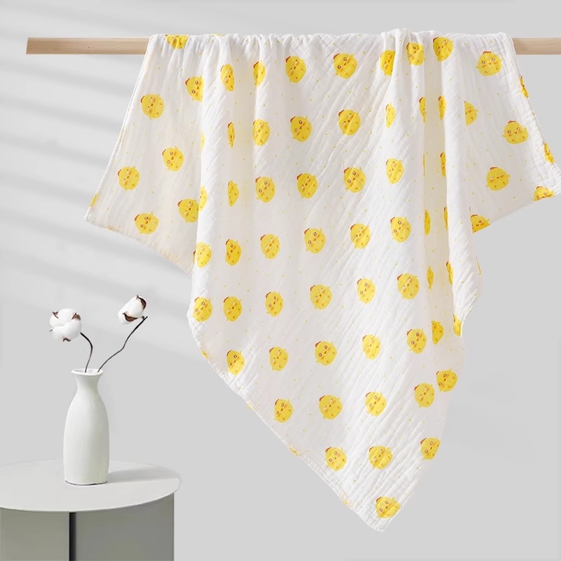 Detská osuška na kúpanie z 100% bavlnenej gázy, mimoriadne jemná a savá; pre novorodencov a deti; priadze: 40s; hmotnosť: 50–80 g; kategória: uterák