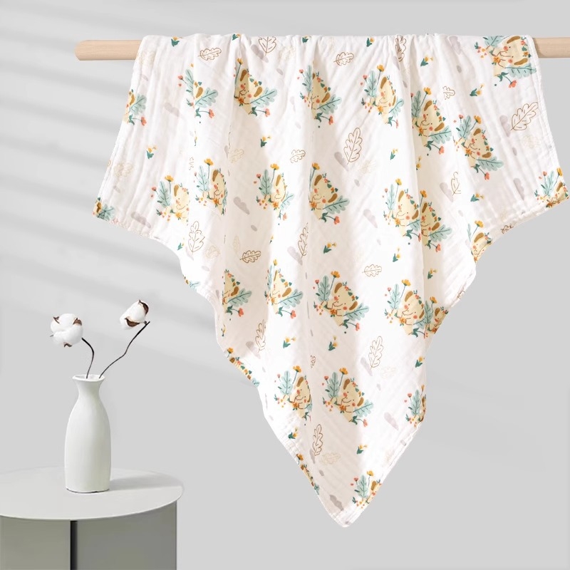 Detská osuška na kúpanie z 100% bavlnenej gázy, mimoriadne jemná a savá; pre novorodencov a deti; priadze: 40s; hmotnosť: 50–80 g; kategória: uterák