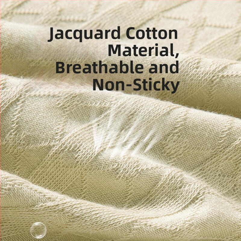 Tehotenské spodné nohavičky z bavlny, nízky pás, bezšvové, priedušné a antibakteriálne, Jacquard úplet