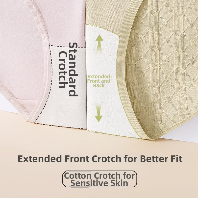 Tehotenské spodné nohavičky z bavlny, nízky pás, bezšvové, priedušné a antibakteriálne, Jacquard úplet