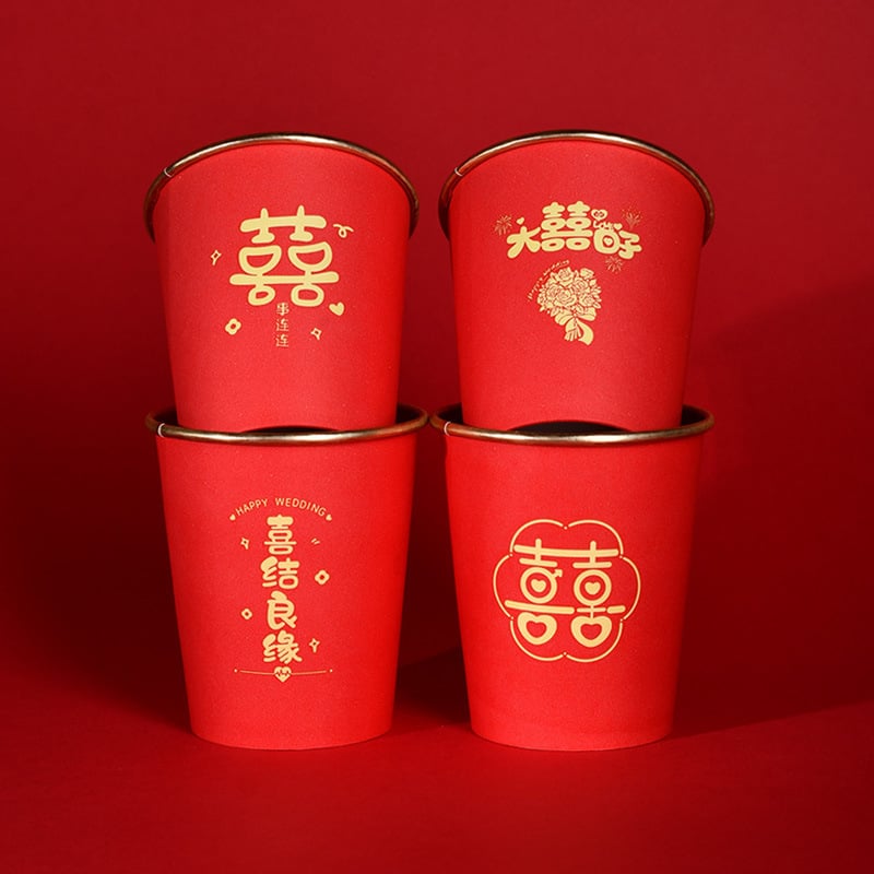 Jednorázové drevené paličky, slávnostný štýl, 50 párov v balení, individuálne balené, mikrovlnná rúra nie je vhodná