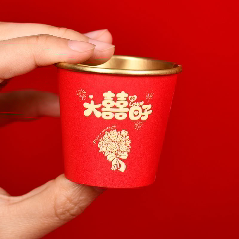 Jednorázové drevené paličky, slávnostný štýl, 50 párov v balení, individuálne balené, mikrovlnná rúra nie je vhodná