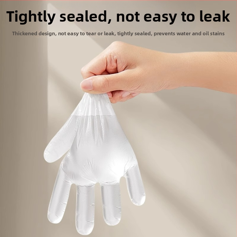 Bērnu vienreizējās lietošanas cimdi pārtikas apstrādei, PE materiāls, individuāli iepakoti, zīmols Anyou Shield, tips: vienreizējās lietošanas, pārtikas apstrādei