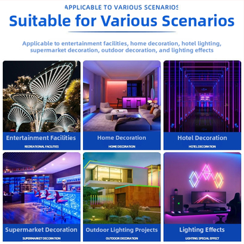 DMX512 LED pásik, 24V, 60×5050 LED, vonkajšie programovateľné, vodotesné, uhol lúča 120°