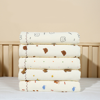 Бебешко памучно одеяло за новородени, машинно пране, карикатурен стил (Марка: Good month; Състав: 100% памук; Приложимо за: новородено; Персонализация: Да)