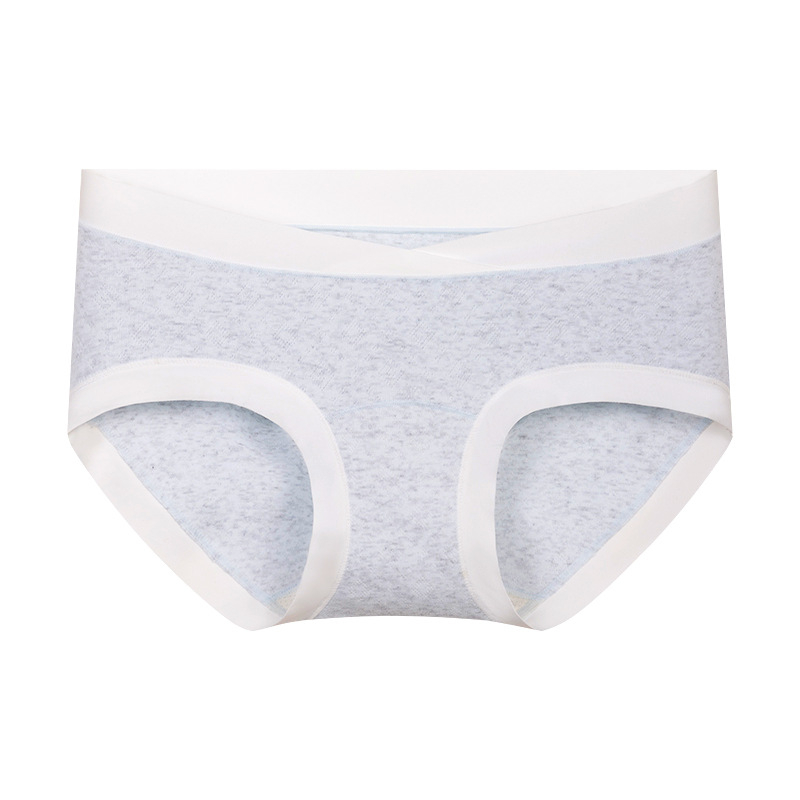 Tehotenské bavlnené spodné nohavičky s nízkym pásom, priedušné a antibakteriálne, podšívka 80–90% regenerovanej celulózy