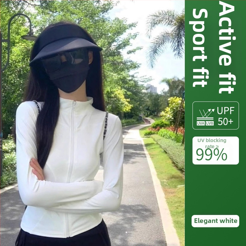 Женско външно яке за слънцезащита UV50+ — Slim Fit, дълъг силует, бързосъхнещо, дишащо