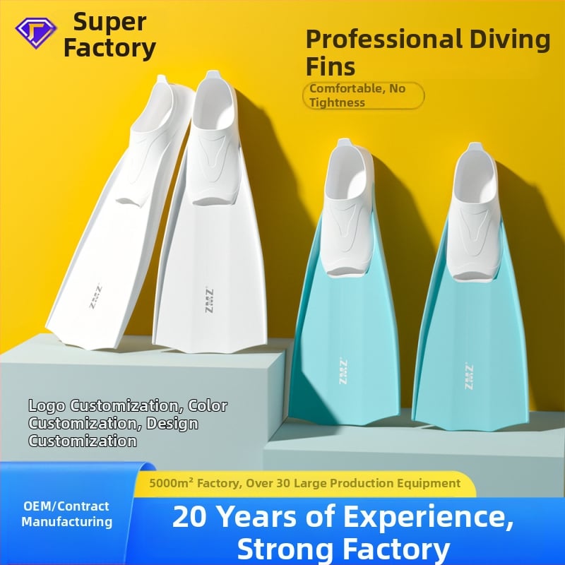 Suaugusiųjų nardymo plūdelės su pritaikytu logotipu — itin lengvos, medžiaga TPE+TPR, prekės ženklas ZMZDIVE