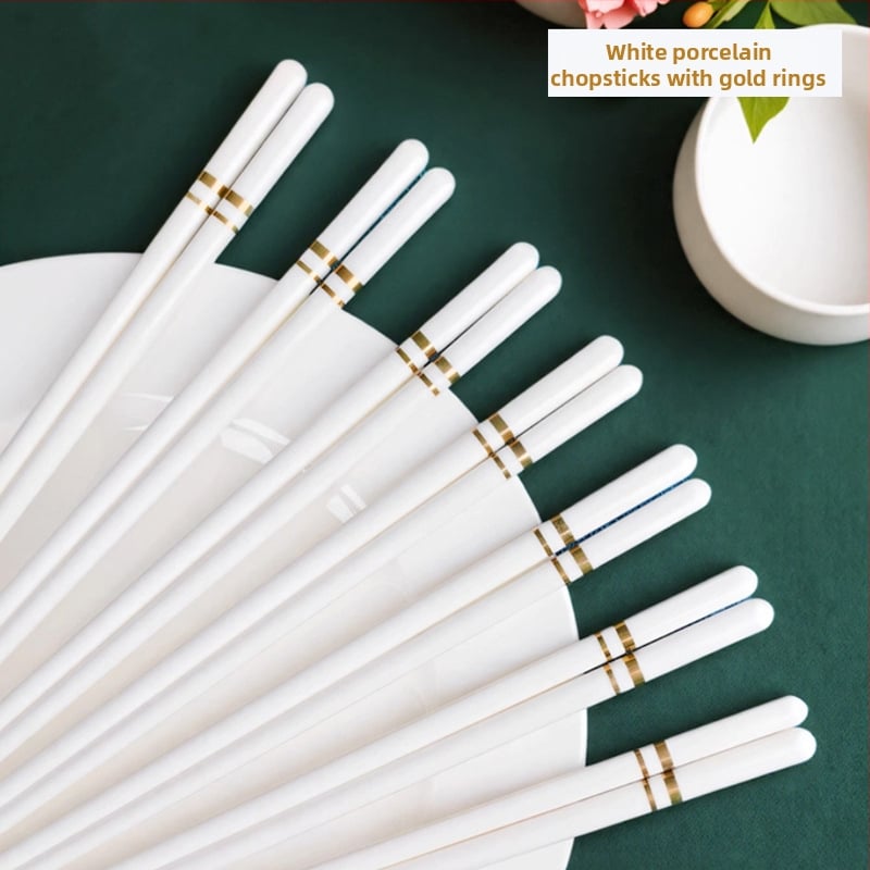 Keramické jedálenské paličky, značka Tao Xing Tian Xia, moderný minimalistický štýl, kvetinový vzor, prémiová trieda