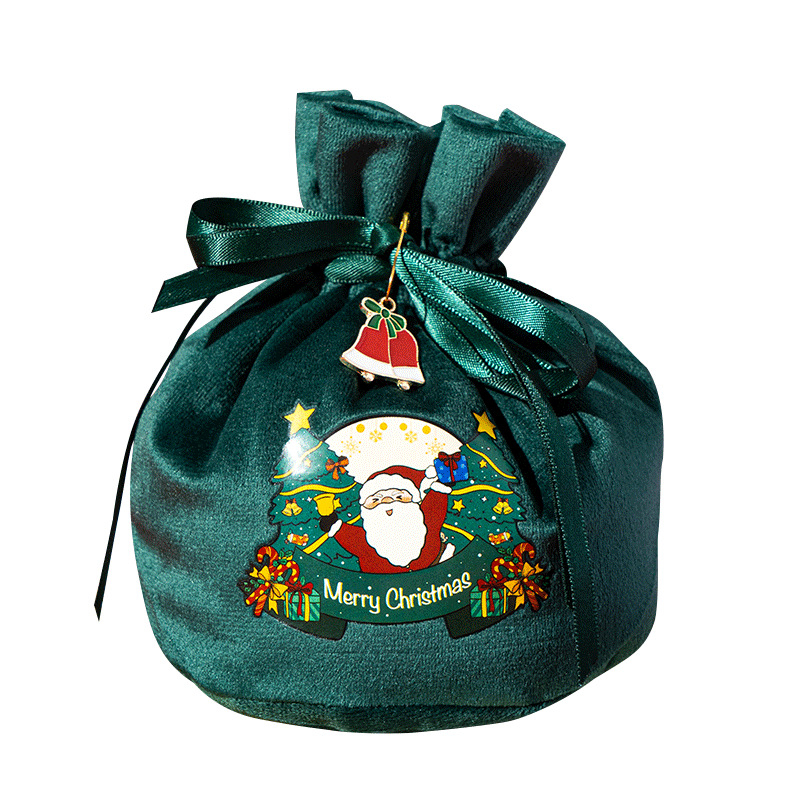 Veluurist jõulukingituste kinkekott, bränd Xifu, tootekood sdjpgd, mõeldud jõulude jaoks.