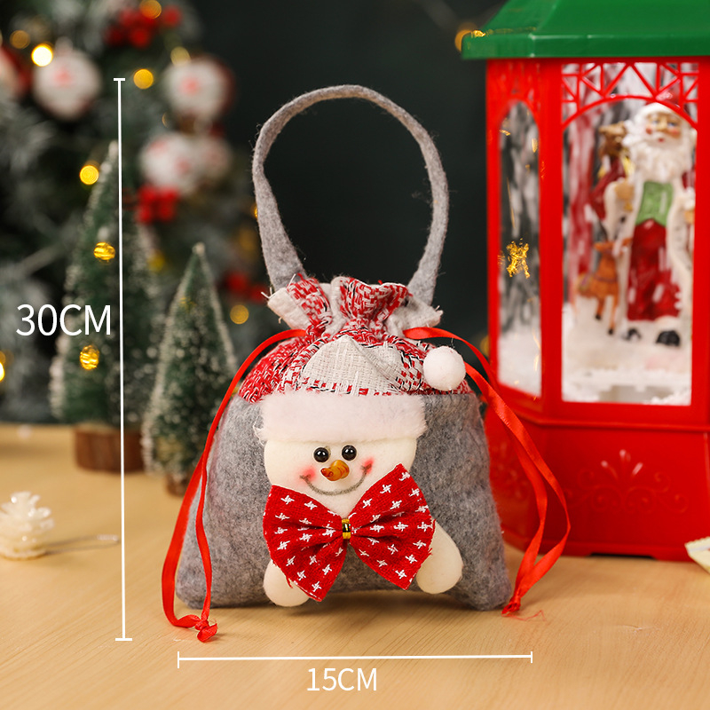 Veluurist jõulukingituste kinkekott, bränd Xifu, tootekood sdjpgd, mõeldud jõulude jaoks.