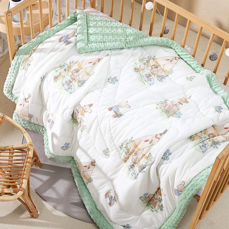 Bean Blanket – debela pleteni pamucna deka za bebe i djecu (3-8 godina), strojno pranje, jesen-zima
