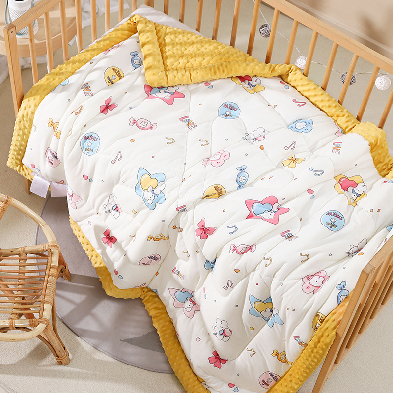 Bean Blanket – debela pleteni pamucna deka za bebe i djecu (3-8 godina), strojno pranje, jesen-zima