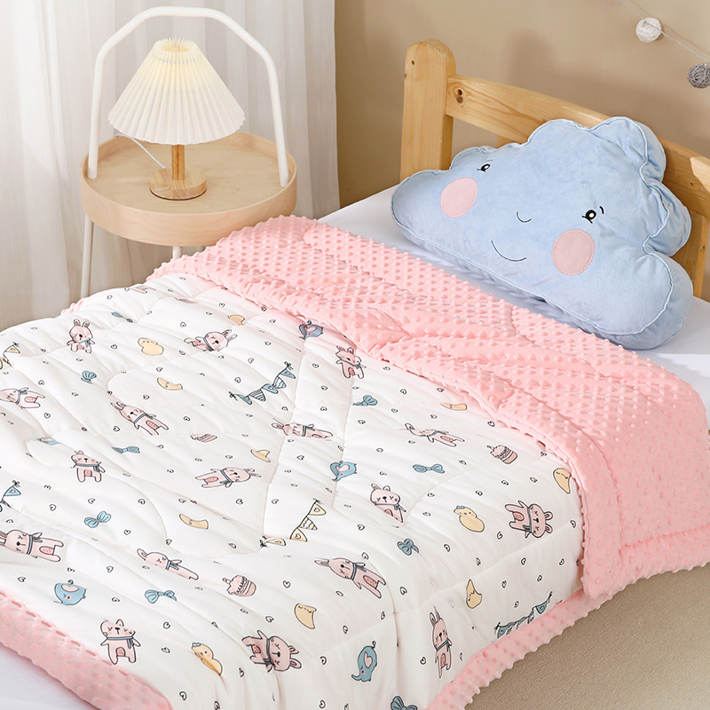 Bean Blanket – debela pleteni pamucna deka za bebe i djecu (3-8 godina), strojno pranje, jesen-zima
