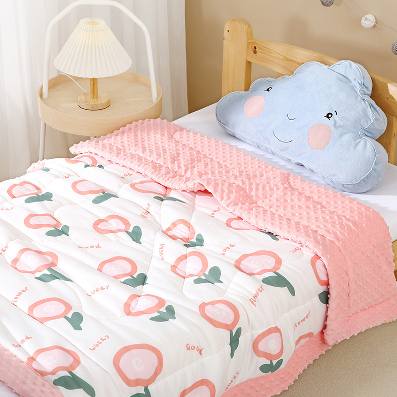 Bean Blanket – debela pleteni pamucna deka za bebe i djecu (3-8 godina), strojno pranje, jesen-zima